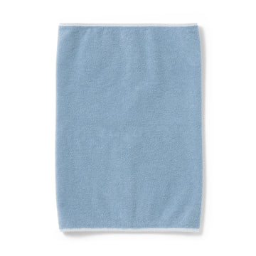 Stretchy Turban Towel Blue MUJI