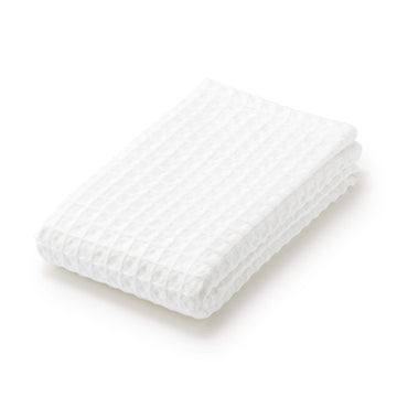 Waffle Bath Towel Off White MUJI