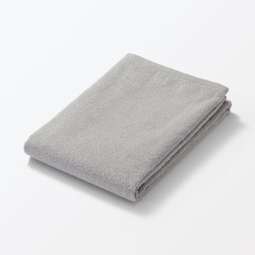 Soft Thin Large Bath Towel Grey MUJI