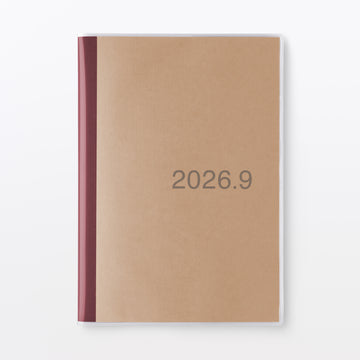 B5 Monthly Planner From Aug. 2026 - Sun. Start MUJI