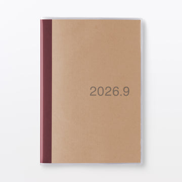 A5 Monthly Planner From Aug. 2026 - Sun. Start MUJI