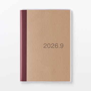 B6 Monthly Planner From Aug. 2026 - Sun. Start MUJI