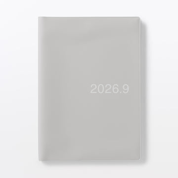 A5 No Holiday Monthly/Weekly Planner From Aug. 2026 - Mon. Start MUJI