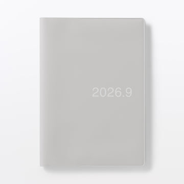 B6 No Holiday Monthly/Weekly Planner From Aug. 2026 - Mon. Start MUJI