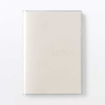 B6 Vertical Monthly/Weekly Planner From Aug. 2026 - Mon. Start MUJI