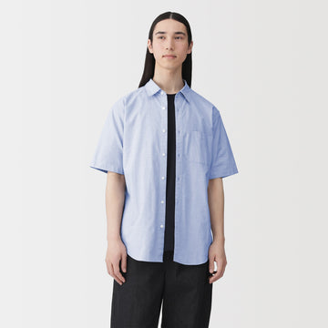 Broadcloth Short Sleeve Shirt MUJI