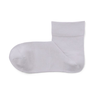 Loose Top Short Socks Lilac 23-25cm (US W7-9 M5-7.5) MUJI