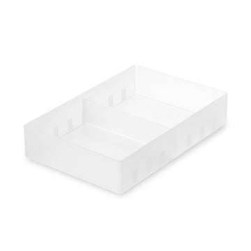 Polypropylene Desk Organizer 4 (W13.4 x D20 x H4 cm) MUJI