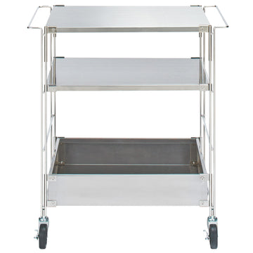 SUS Shelving Unit - Stainless Steel Wagon Set MUJI