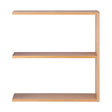 Additional Stacking Shelf - Oak - Wide Type - 2 Tiers Default Title MUJI