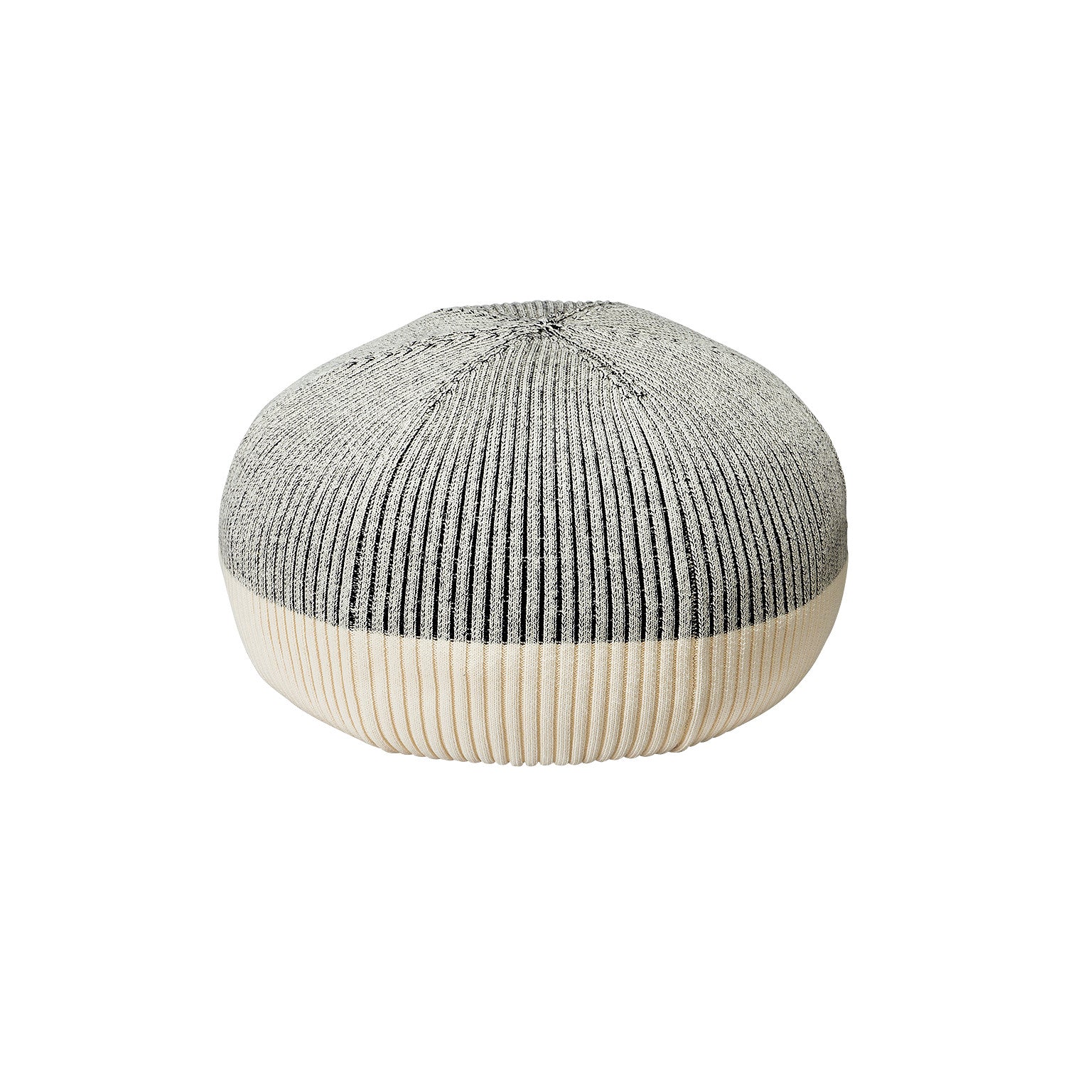 IDÉE Mini PUUF Cover - White x Black | Bean Bag Chair | MUJI Canada