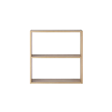 Stacking Shelf - Oak - Wide Type - 2 Tiers Default Title MUJI