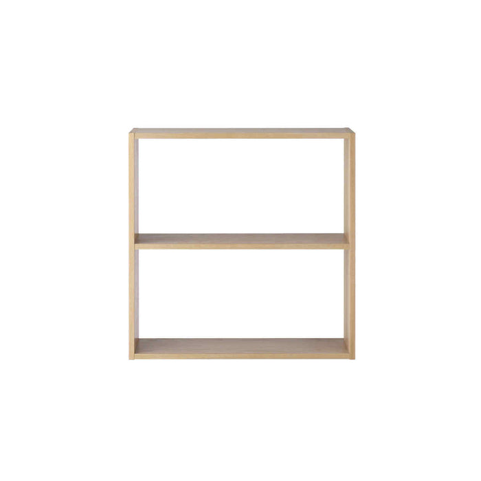 Wide Stacking Shelf - Oak - 2 Tier | Modular Shelves | MUJI Canada