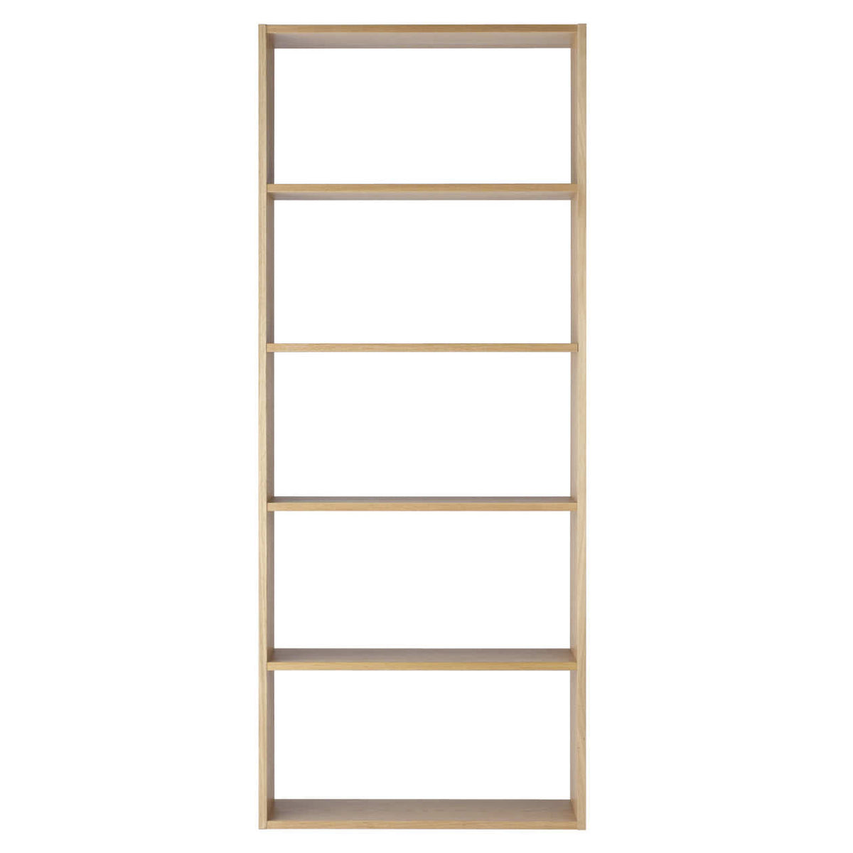 Oak Wide Stacking Shelf - 5 Shelves | Modular Shelves | MUJI Canada