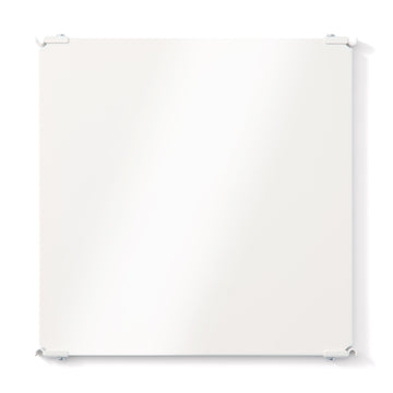 SUS Shelving Unit Additional Shelf - White Grey - Square (42 cm) MUJI