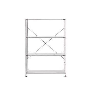 SUS Shelving Unit - Stainless Steel - Wide - Medium Default Title MUJI