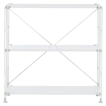 SUS Shelving Unit - Light Grey - Wide - Small MUJI