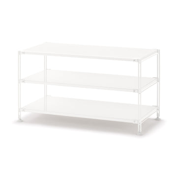 SUS Shelving Unit - White Grey - Wide - Mini MUJI