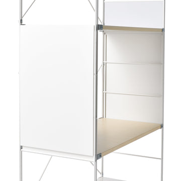 SUS Shelving Unit Side Panel - Light Grey - Large MUJI