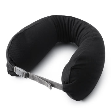 Fitting Neck Cushion Curved - Black MUJI