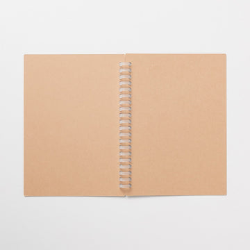 Kraft Cover for Loose Leaf Paper A5 20 Holes MUJI
