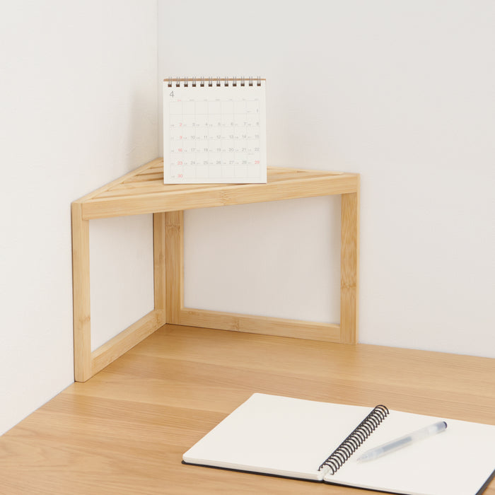 Bamboo Corner Rack 1 Tier | MUJI Canada