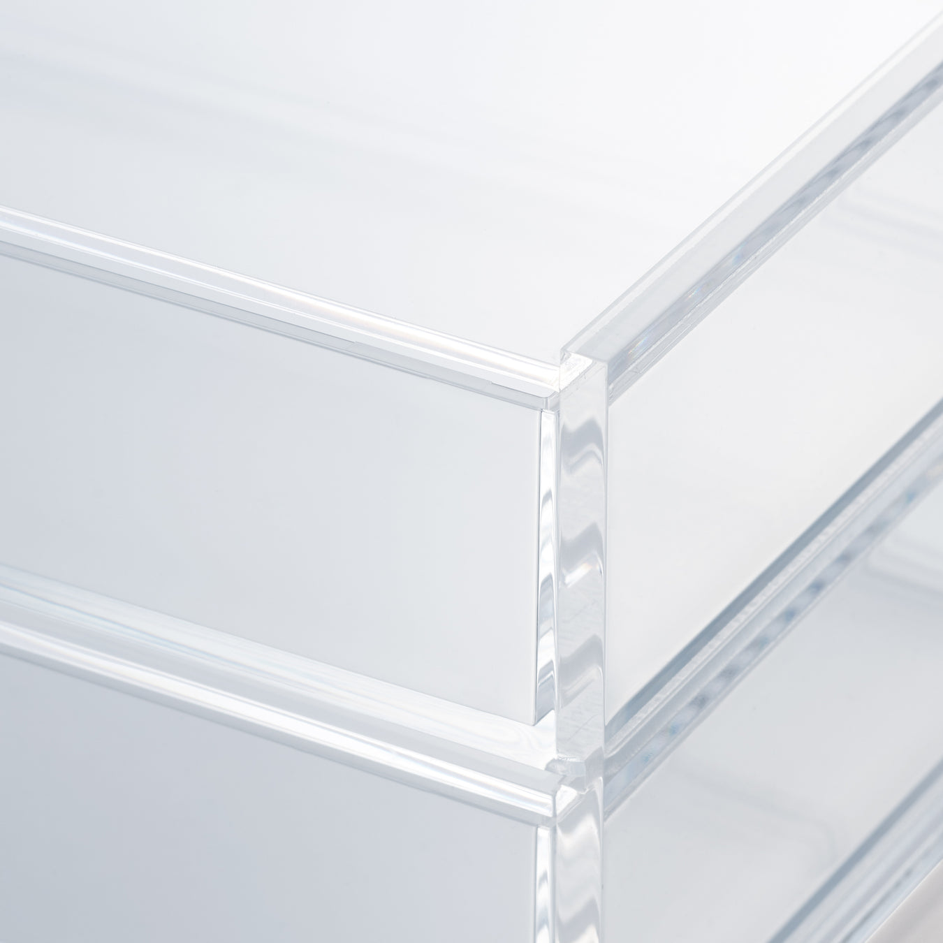 Acrylic Case 2 Rows Large Without Lid MUJI