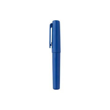 Compact Gel Ink Ballpoint Pen Cap Type 0.5 mm - Blue MUJI