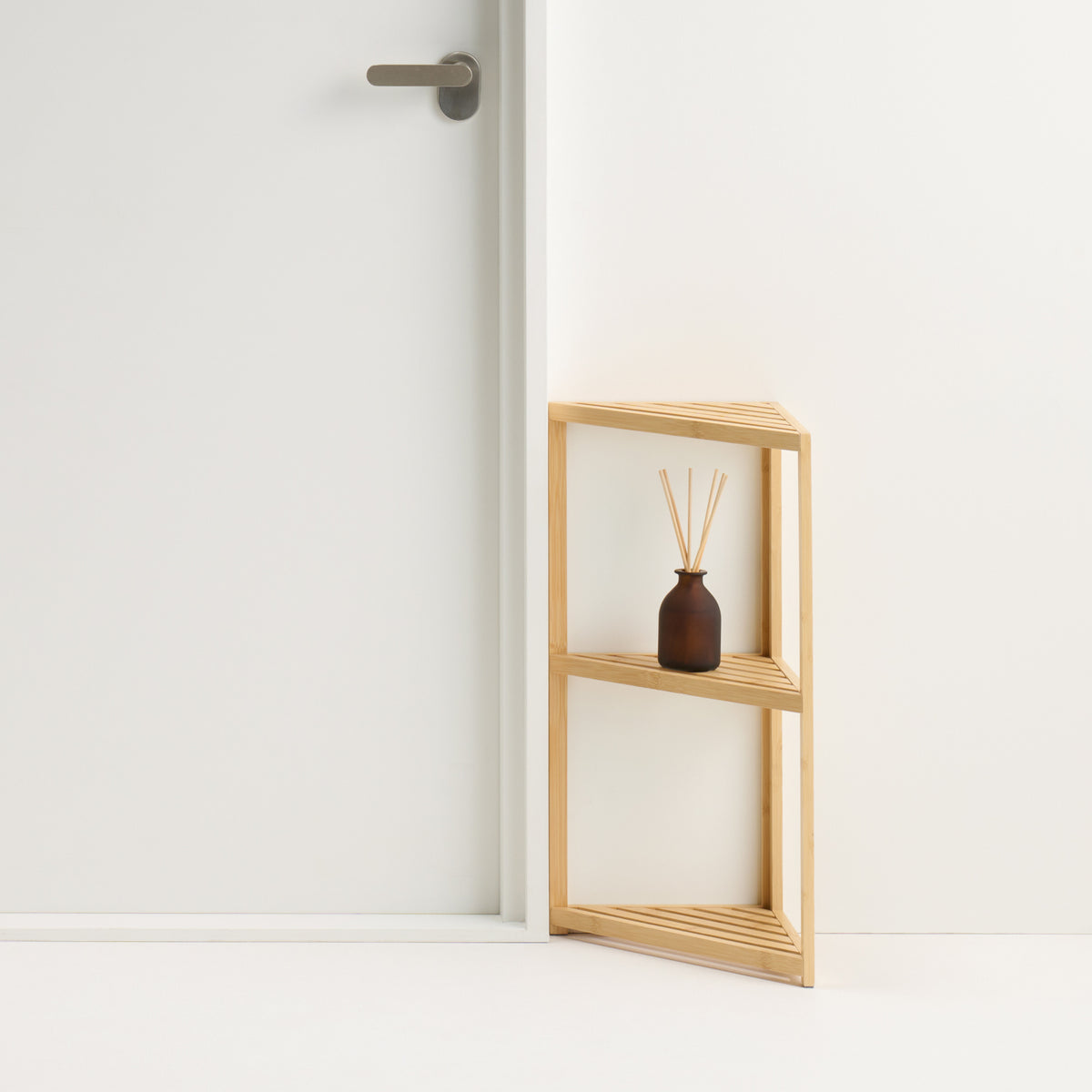 Bamboo Corner Rack 3 Tiers | MUJI Canada
