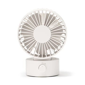 Low Noise USB Desk Fan White MUJI