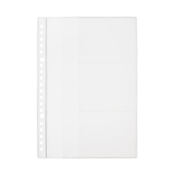 Loose Leaf Papers Refill - Card Pockets - A5 MUJI