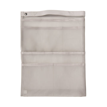 Nylon Mesh Bag Organizer Vertical A4 - Grey MUJI