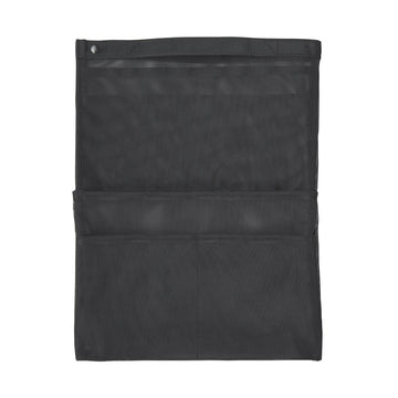 Nylon Mesh Bag Organizer Vertical A4 - Black MUJI