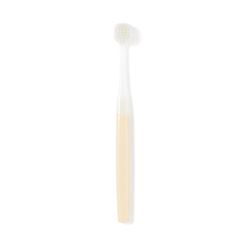 Replaceable Head Wide Medium Toothbrush - Yellow MUJI