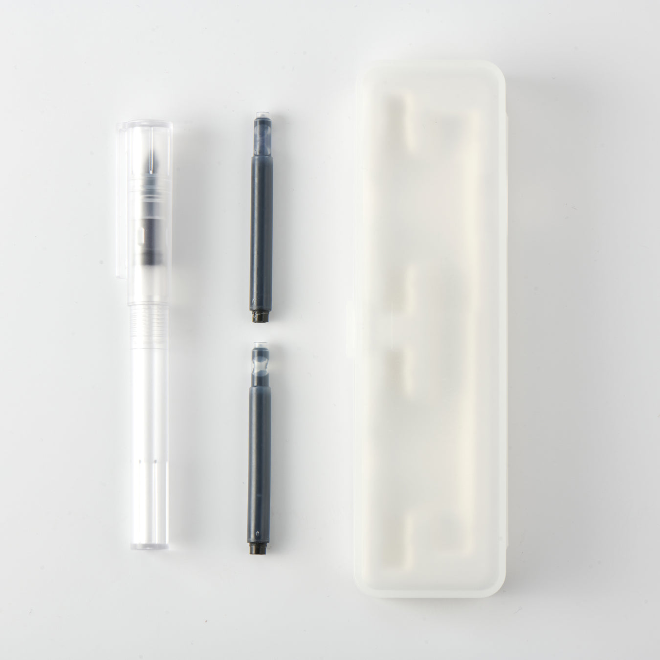 Polycarbonate Fountain Pen and Refill Set MUJI