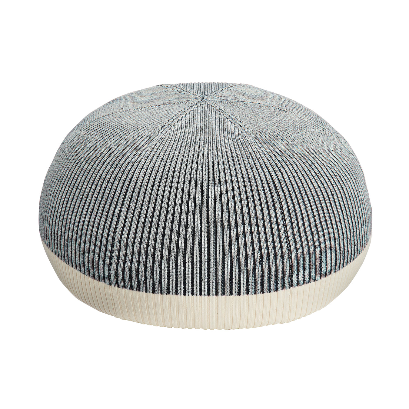 MUJI IDÉE PUUF Cover - White x Black (Cushion Sold Separately) IDEE