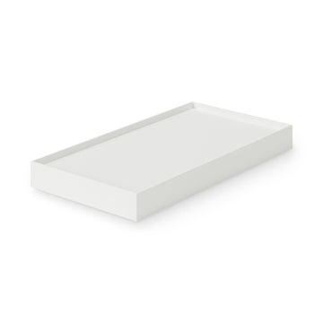 Polypropylene File Box Lid - A4 Wide - White Grey MUJI