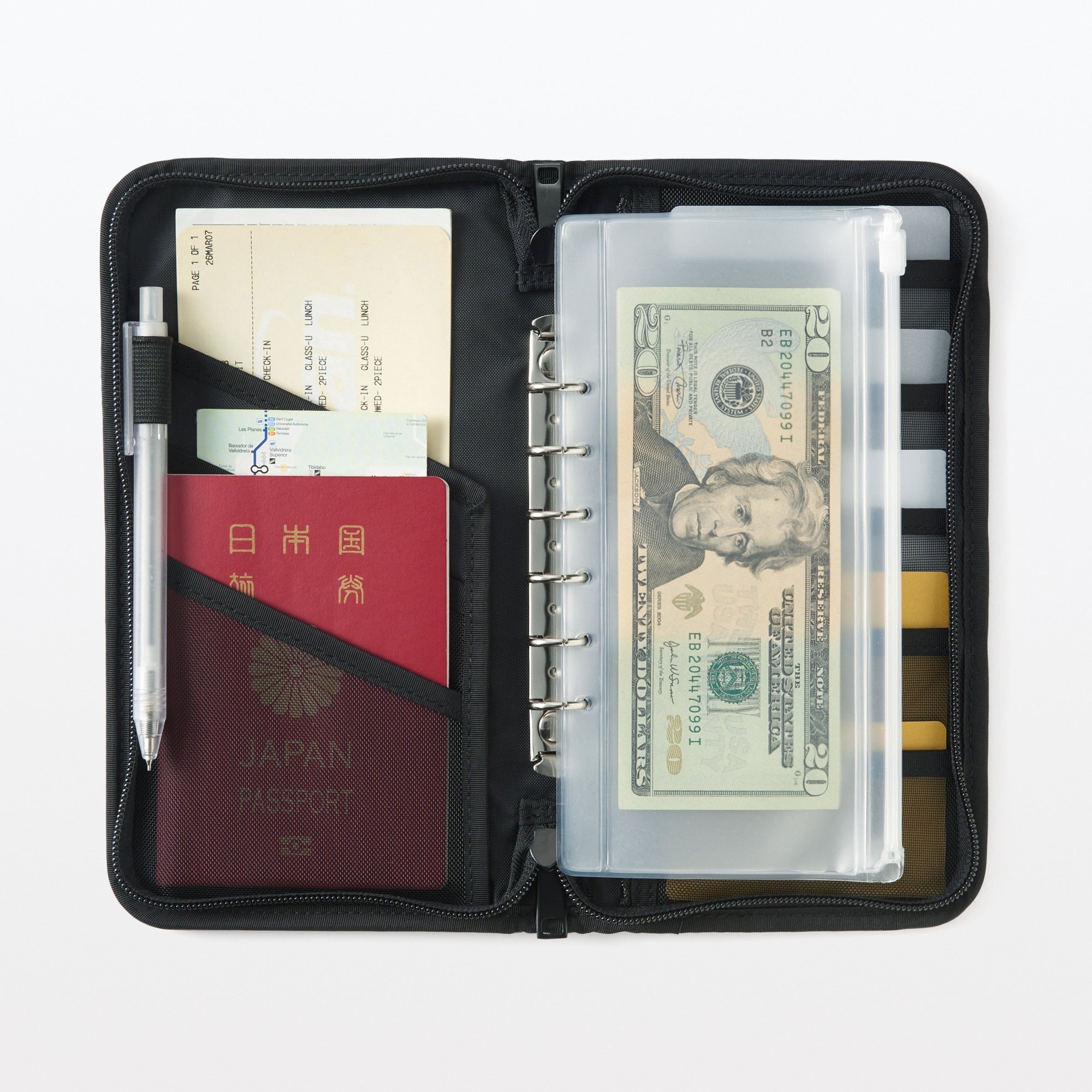 Passport Case with Pocket