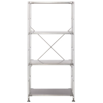 SUS Shelving Unit - Stainless Steel - Regular - Medium MUJI
