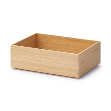 Stackable Bamboo Box - Half - Small W26 x D18.5 x H8.5 cm MUJI