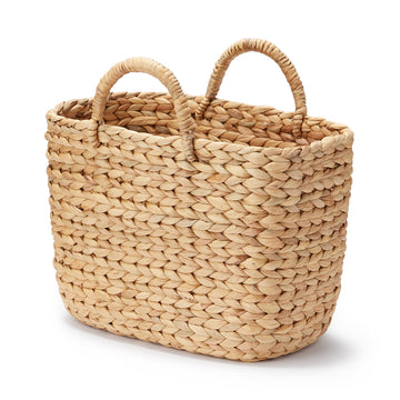 Water Hyacinth Basket - Large W37 x D18.5 x H26 cm MUJI