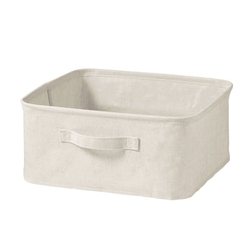 Polyester Linen Soft Box - Square Small MUJI