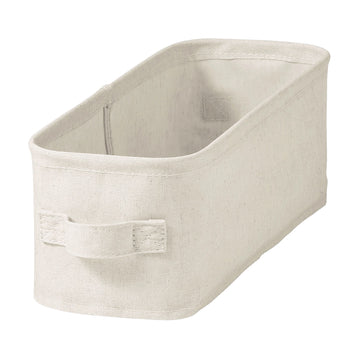 Polyester Linen Soft Box - Shallow - Half MUJI