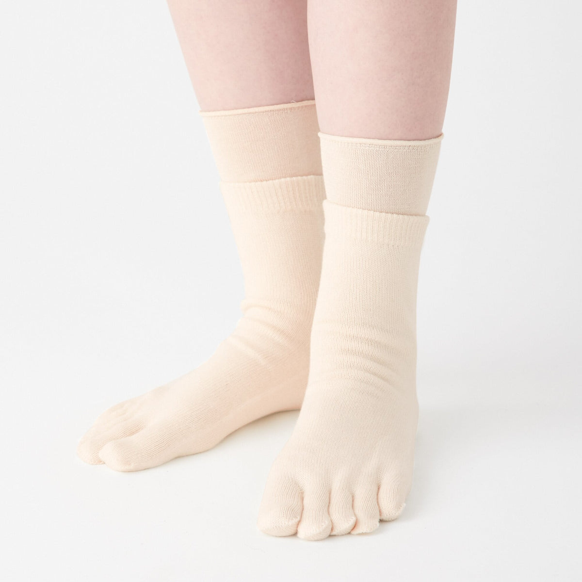 Right Angle 5-Toe Socks for Layering One Size (2 Pairs)
