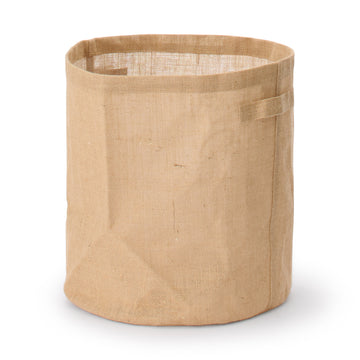 Jute Storage Bag Round MUJI