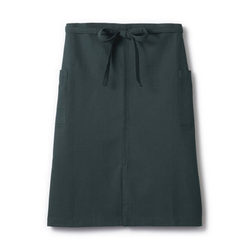 Plain Weave Cotton Waist Apron Dark Grey MUJI