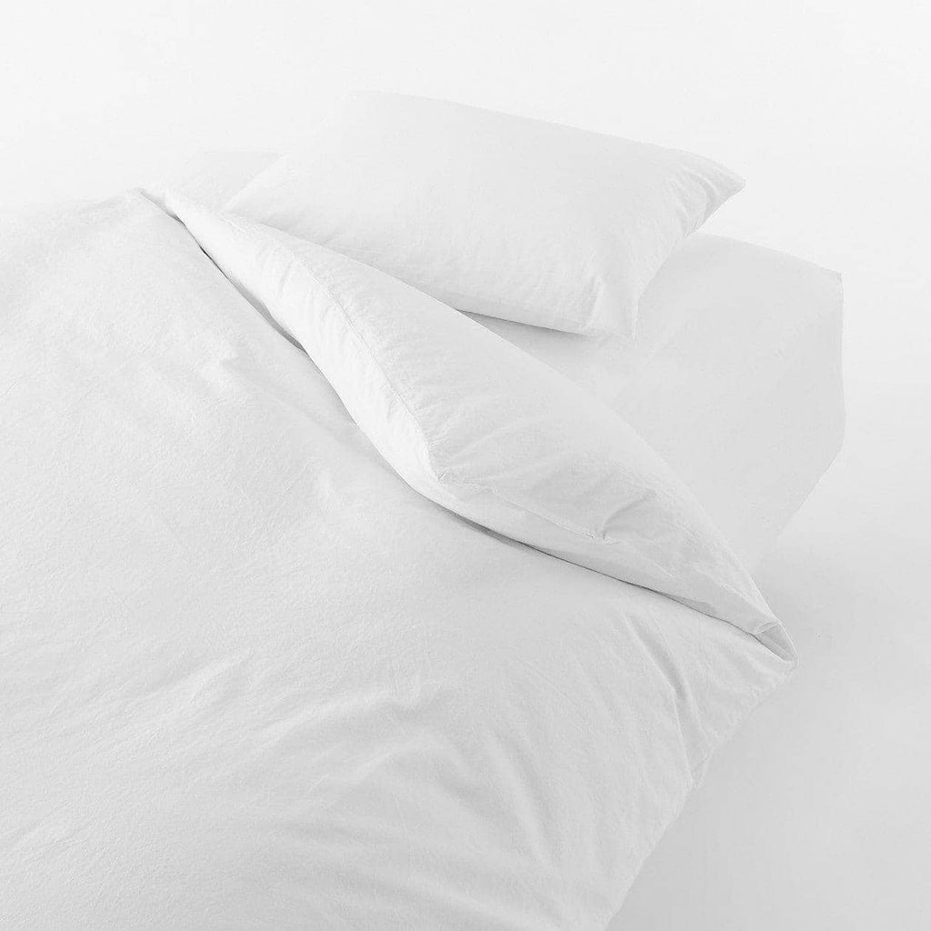 Washed Cotton Duvet Cover | MUJI Canada