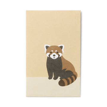 Bamboo Paper Petit Envelope - Small - Red Panda MUJI