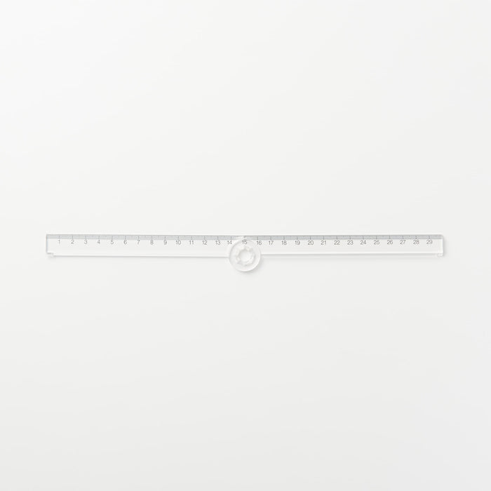 Polycarbonate Double-Sided Ruler | Japanese Stationery | MUJI Canada