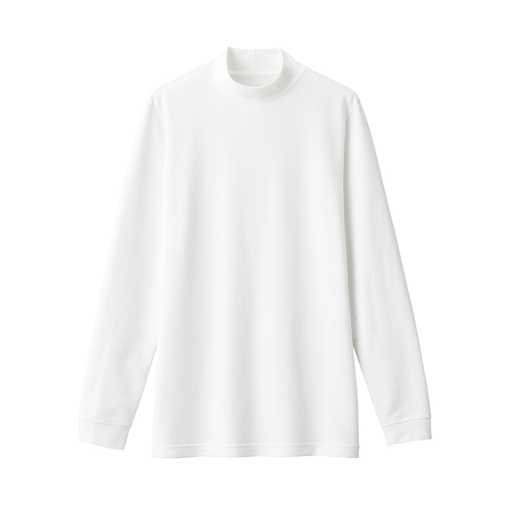 Men's Warm Thick Cotton High Neck Long Sleeve T-Shirt